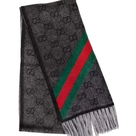 🔥🔥🔥new Authentic GUCCI scarf 100% wool - Picture 9 of 10